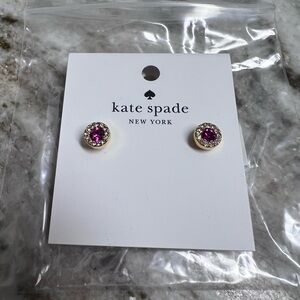 Kate Spade Fuchsia Stud Earrings